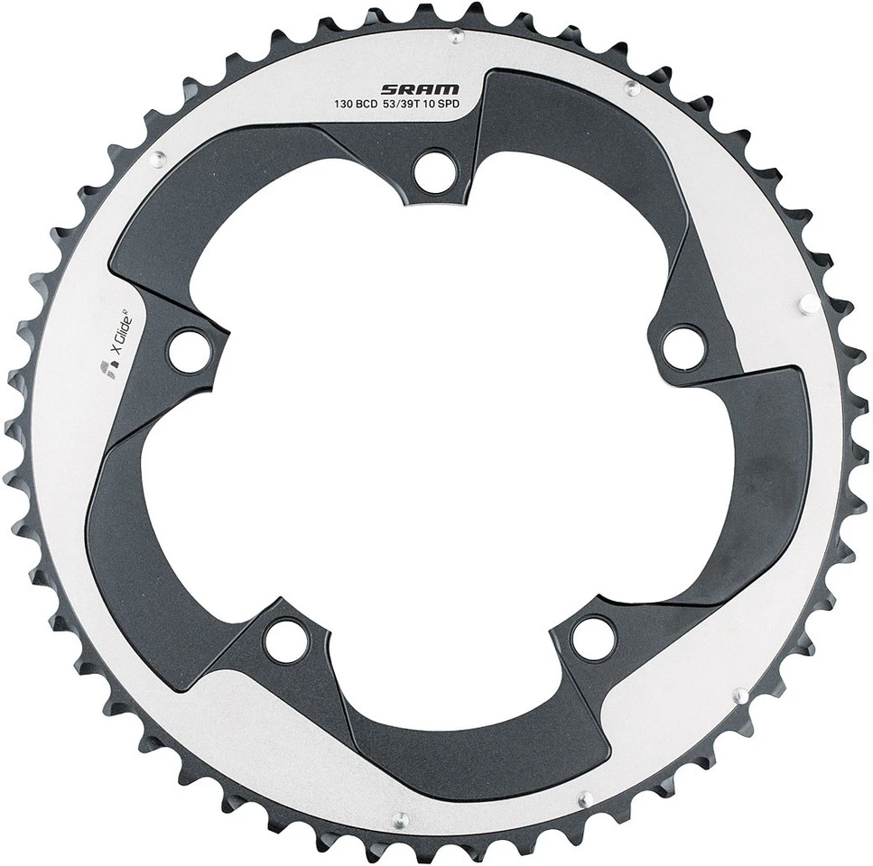 SRAM Kettenblatt Red X-Glide Yaw, 5-Arm, 130 Mm Lochkreis 4 SRAM Kettenblatt Red X-Glide Yaw, 5-Arm, 130 Mm Lochkreis – Bild 2