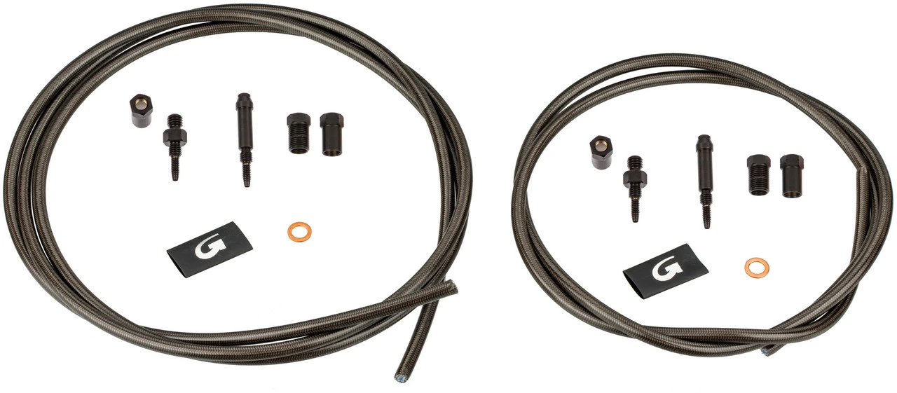 Stahlflexleitungskit VR + HR Für Magura Louise/Clara/Marta/Julie 3 Stahlflexleitungskit VR + HR Für Magura Louise/Clara/Marta/Julie