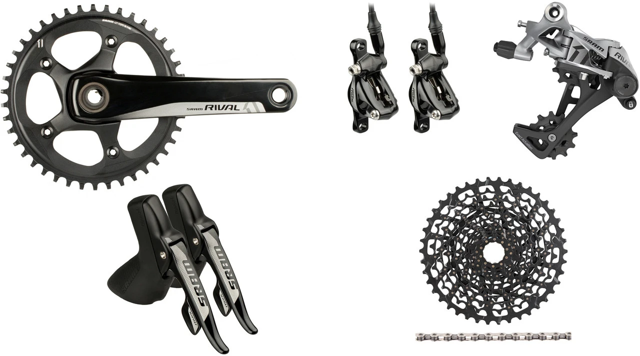SRAM Rival 1 PM Gruppe 1x11 42 GXP Hydr. Scheibenbremse 3 SRAM Rival 1 PM Gruppe 1x11 42 GXP Hydr. Scheibenbremse