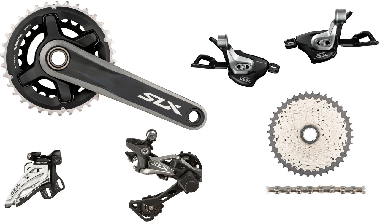 Shimano SLX M7000 Gruppe 2x11 24-34 3 Shimano SLX M7000 Gruppe 2x11 24-34