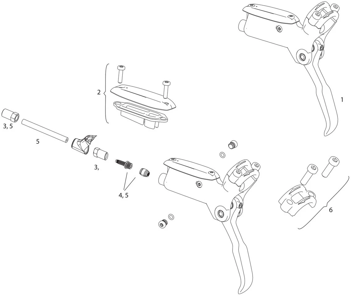 SRAM Ersatzteile Level T Bremshebel 3 SRAM Ersatzteile Level T Bremshebel
