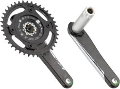 Quarq Red 1 AXS DUB Powermeter Carbon Kurbelgarnitur -Shimano Verkäufe 246770