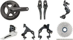 Shimano Ultegra R8000 Gruppe 2x11 34-50 Mit Direct Mount (HR Kettenstrebe)