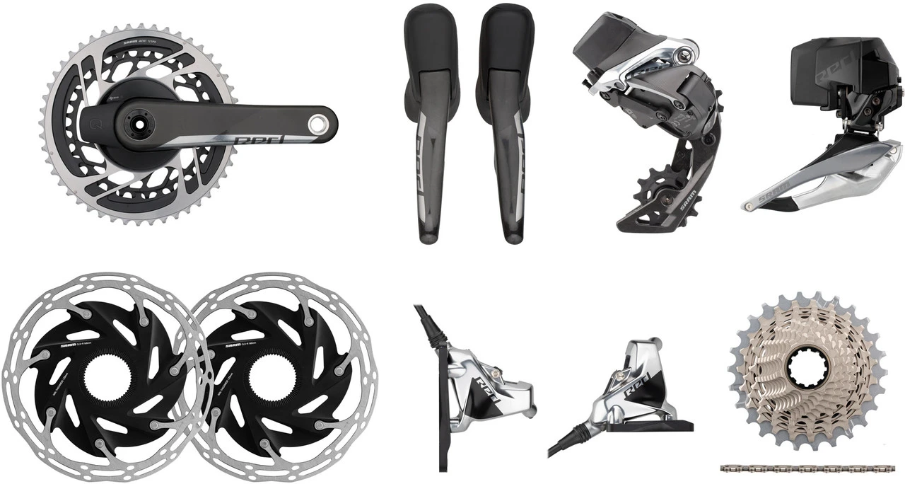 SRAM Red ETap AXS HRD FM Powermeter Gruppe 2x12 35-48 CL Scheibenbremse 3 SRAM Red ETap AXS HRD FM Powermeter Gruppe 2x12 35-48 CL Scheibenbremse