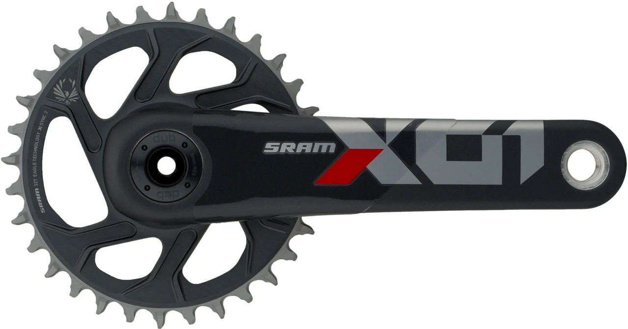 SRAM X01 Eagle DUB DM 12-fach Carbon Kurbelgarnitur 3 SRAM X01 Eagle DUB DM 12-fach Carbon Kurbelgarnitur